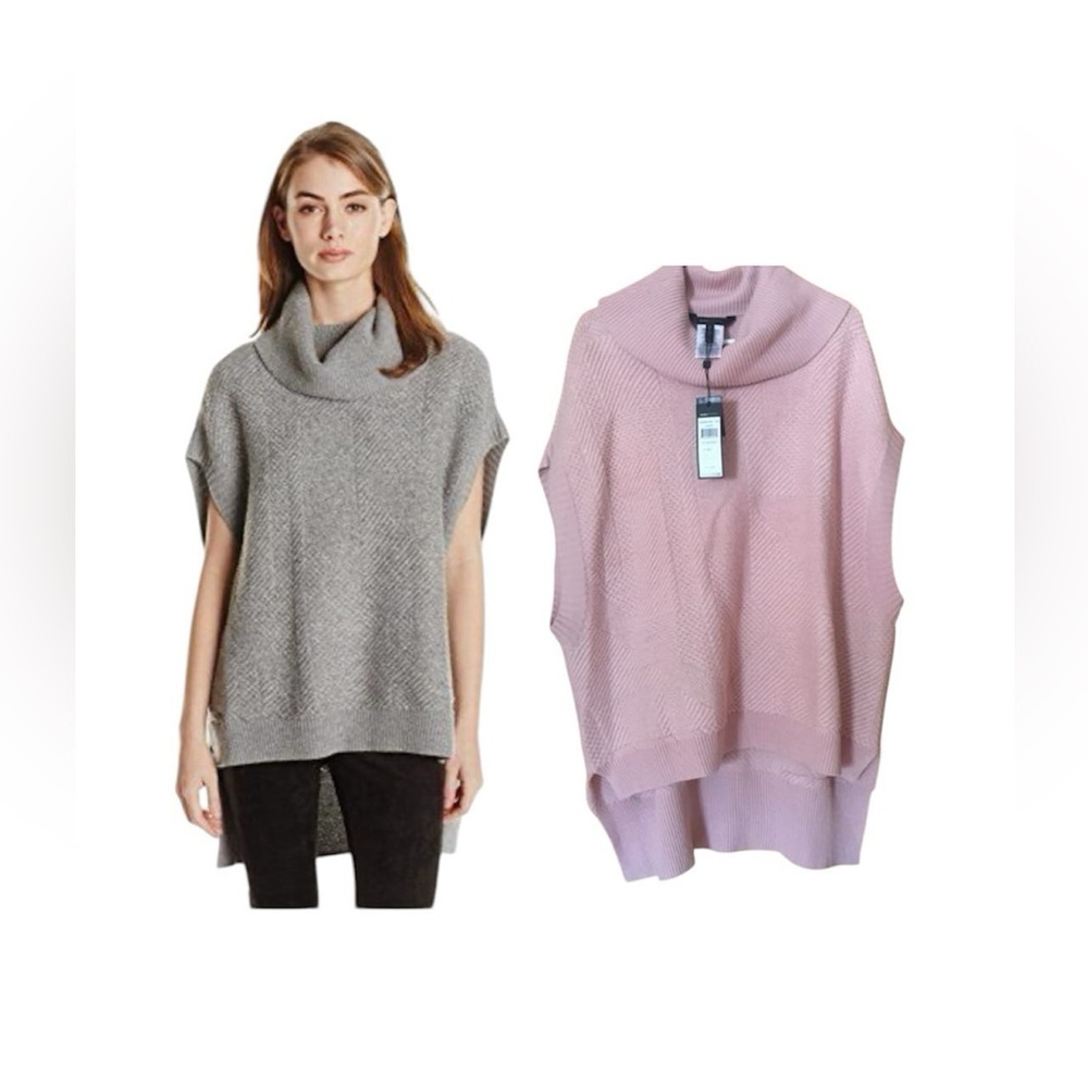 BCBMAXAZRIA ELINOR TEXTURED OVERSIZED BOXY TUNIC SIZE M color Soft Patel
